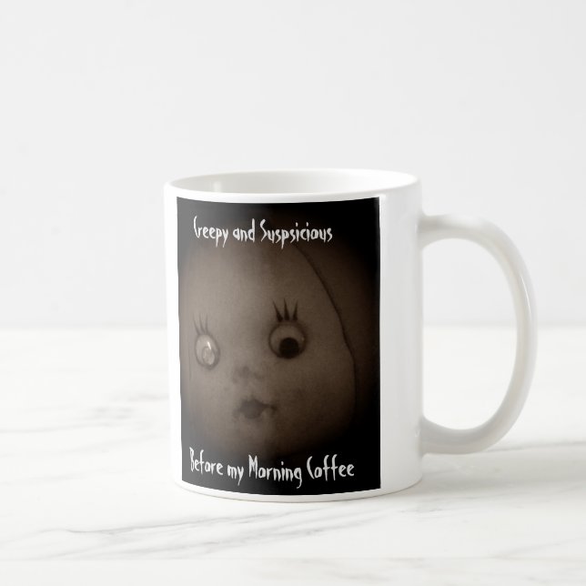 Suspicious Suzy Coffee Mug (Right)
