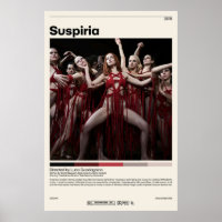 Suspiria Luca Guadagnino Minimalist Movie Vintage