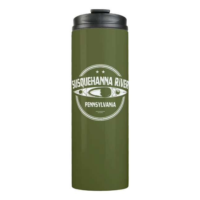 Susquehanna River, Pennsylvania Thermal Tumbler (Front)
