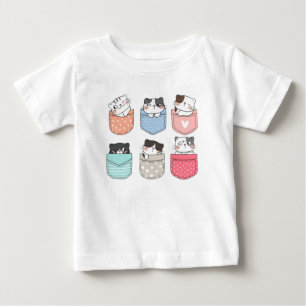 Süße kleine Kätzchen Baby T-Shirt