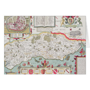 Sussex, engraved by Jodocus Hondius  from John