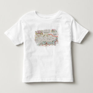 Sussex, engraved by Jodocus Hondius  from John Toddler T-Shirt