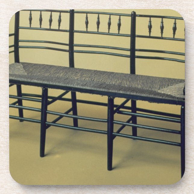 Sussex rush-seated chair (wood and rush) coaster (Front)