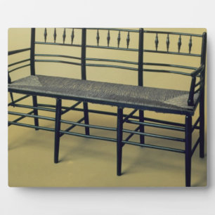 Sussex rush-seated chair (wood and rush) plaque