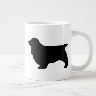 Sussex Spaniel Dog Breed Silhouettes Large Coffee Mug