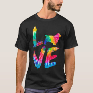 Sussex Spaniel Tie Dye Love Dog Mum Dad T-Shirt