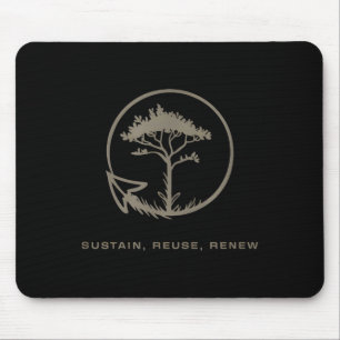 Sustain Reuse Renew Nature Lover Earth Day  Mouse Pad