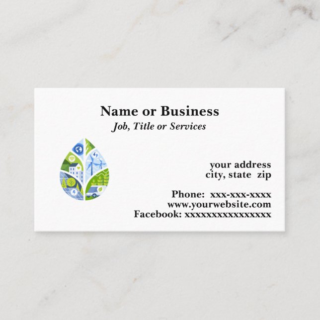 Sustainability Business Card (Front)