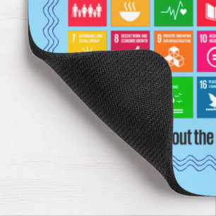 Sustainability Goals Motivational Inspiring Gifts Mouse Pad