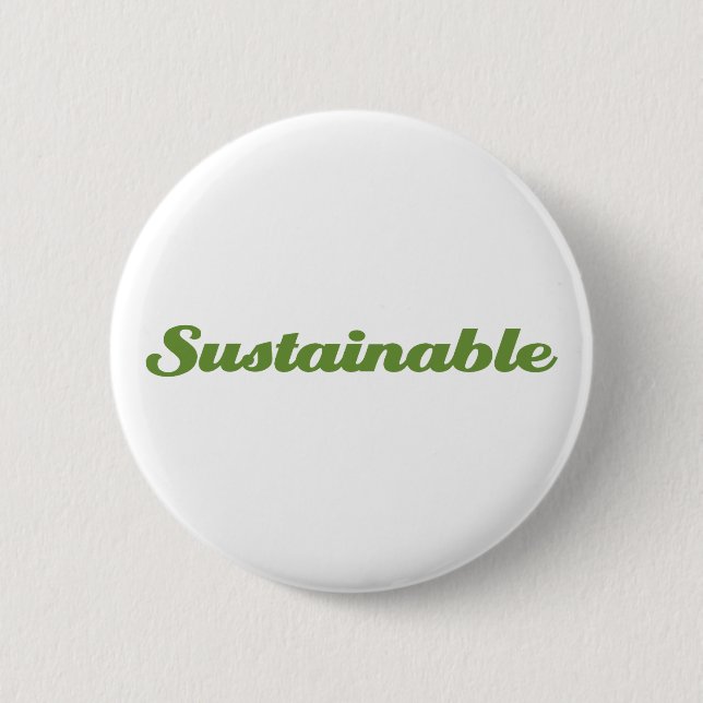 Sustainable 6 Cm Round Badge (Front)