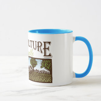 Sustainable Agriculture farm scene Mug