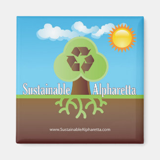 Sustainable Alpharetta Magnet