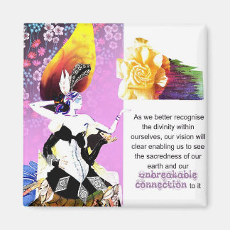 Sustainable Connection Magnet, Rebecca Tedder Magnet