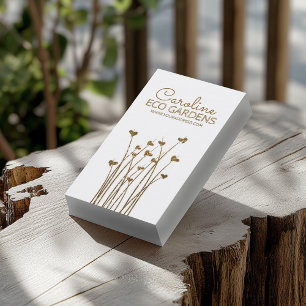Sustainable Garden Care And Eco-friendly Practices Business Card