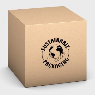 Sustainable Packaging, Earth Friendly,  Rubber Stamp