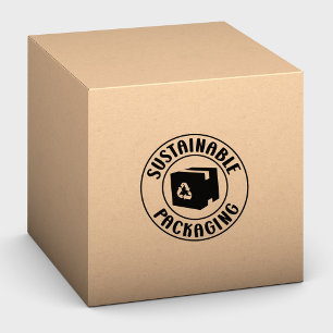 Sustainable Packaging, Small Business Rubber Stamp
