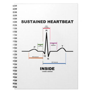 Sustained Heartbeat Inside (ECG/EKG) Notebook