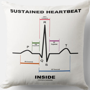 Sustained Heartbeat Inside Electrocardiogram Humou Cushion