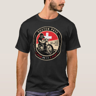 Susten Pass   Switzerland   Motorcycle T-Shirt