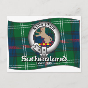 Sutherland Clan Postcard