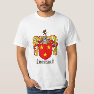 Sutherland Family Crest - Sutherland Coat of Arms T-Shirt