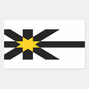 Sutherland flag rectangular sticker