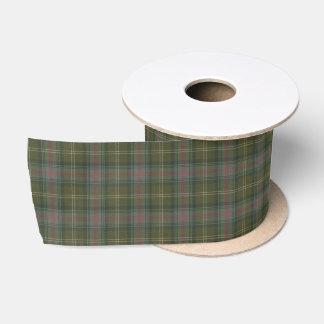 Sutherland Old Weathered Scottish Tartan Satin Ribbon