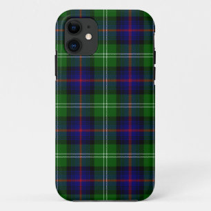 Sutherland tartan blue green plaid Case-Mate iPhone case