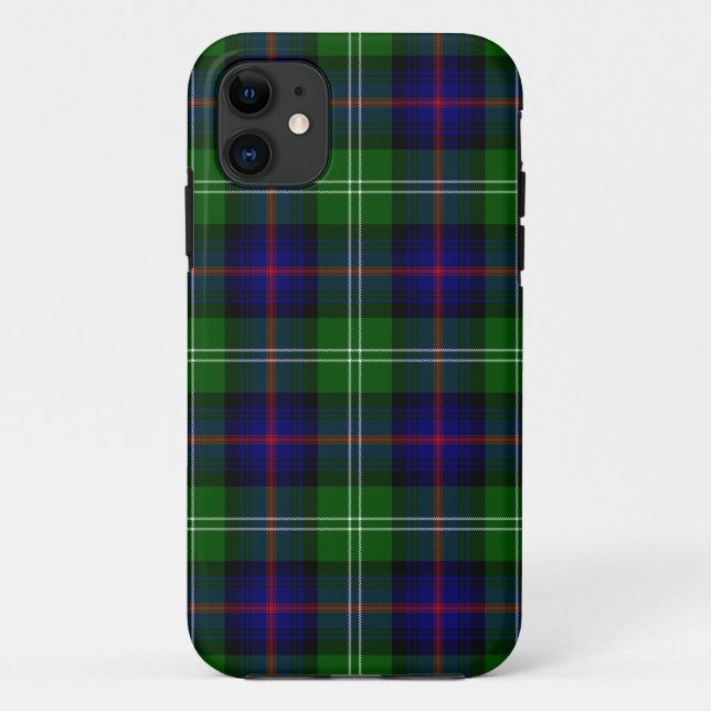 Sutherland tartan blue green plaid Case-Mate iPhone case (Back)