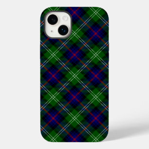 Sutherland tartan blue green plaid Case-Mate iPhone 14 plus case
