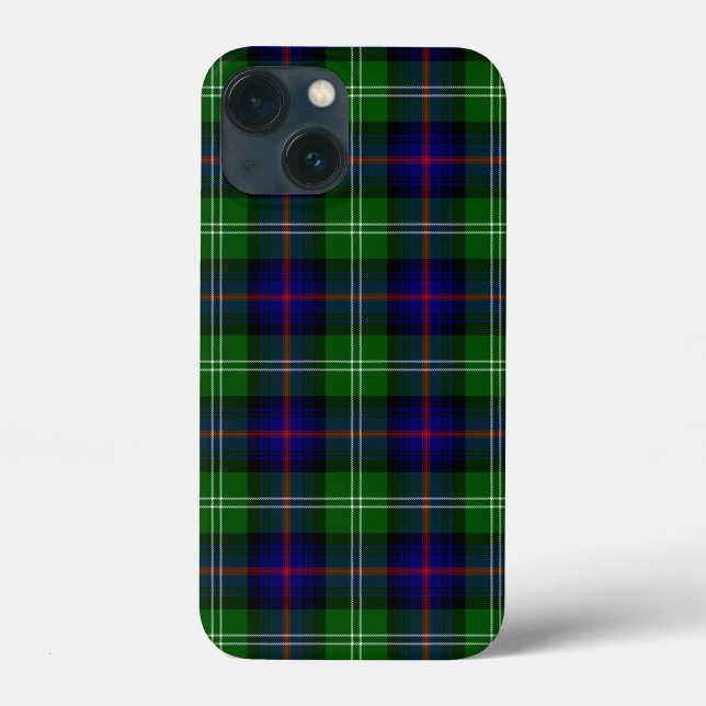 Sutherland tartan blue green plaid Case-Mate iPhone case (Back)