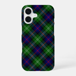 Sutherland tartan blue green plaid iPhone 16 case