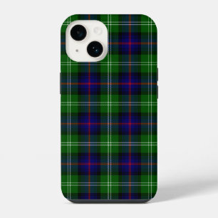 Sutherland tartan blue green plaid iPhone 14 case