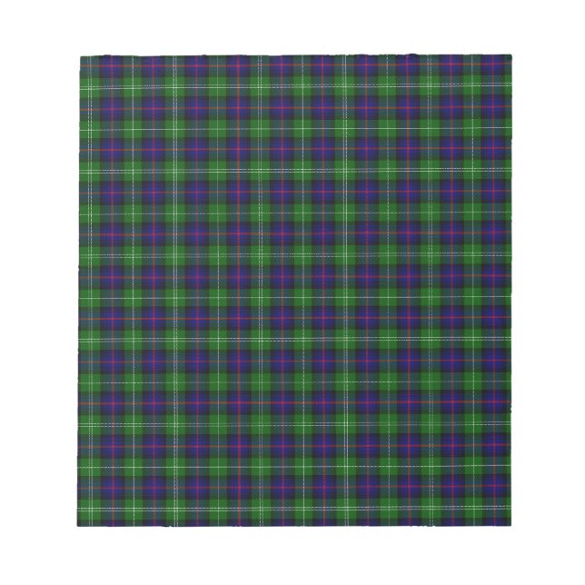 Sutherland Tartan Notepad (Front)