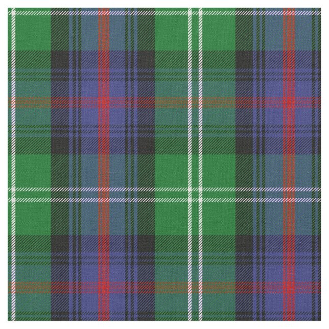 Sutherland Tartan Print Fabric (Close Up)