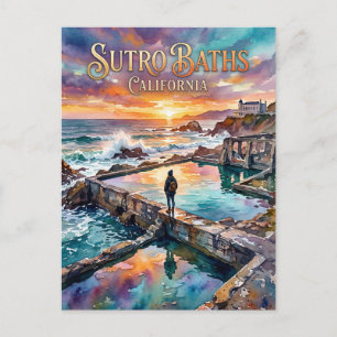 Sutro Baths California Postcard