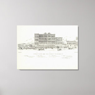 Sutter South side Sansome and Montgomery Canvas Print
