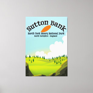 sutton bank north york moors national park canvas print