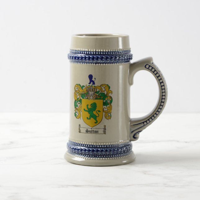 Sutton Coat of Arms Stein (Right)