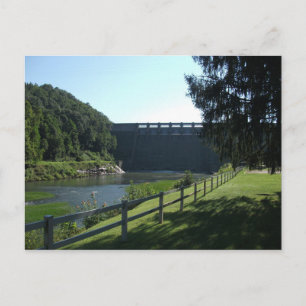 Sutton Dam on Elk River, Sutton, West Virgina Postcard