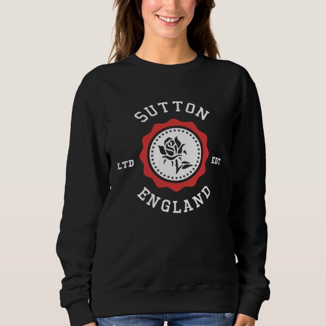 SUTTON England Rose Badge Sweatshirt (Front)