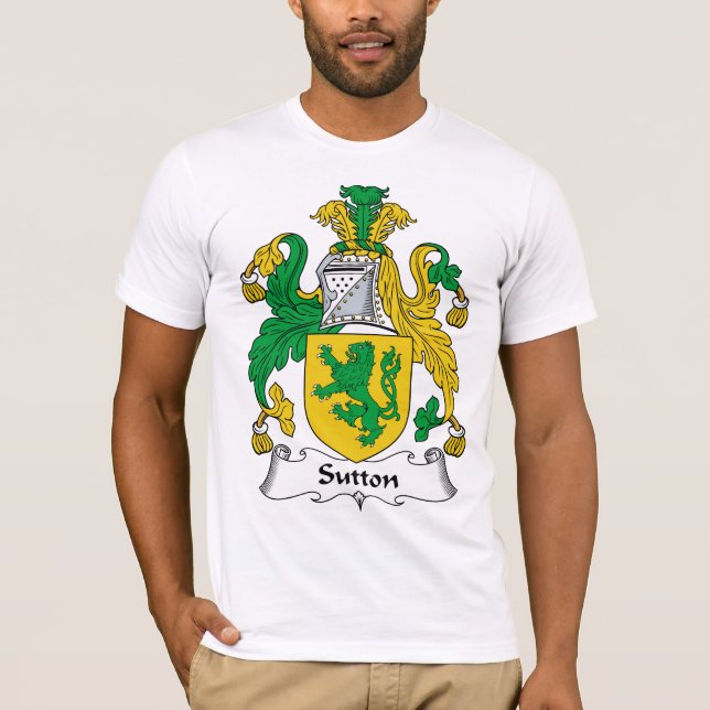 Sutton Family Crest T-Shirt (Front)