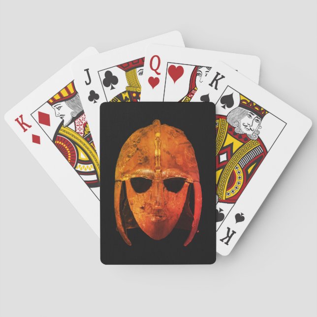 Sutton Hoo helmet Playing Cards (Back)