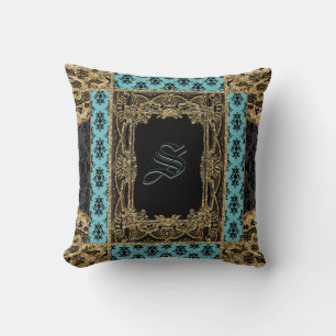 Sutton Place Montague Victorian Monogram Cushion
