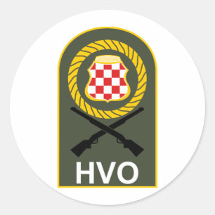 Suveniri sa HVO oznakom Classic Round Sticker