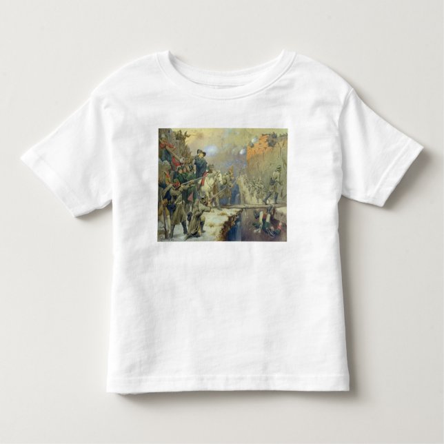 Suvorov crossing the Devil's Bridge in 1799, 1880 Toddler T-Shirt (Front)