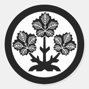 Suwa Kaji no Ha Classic Round Sticker