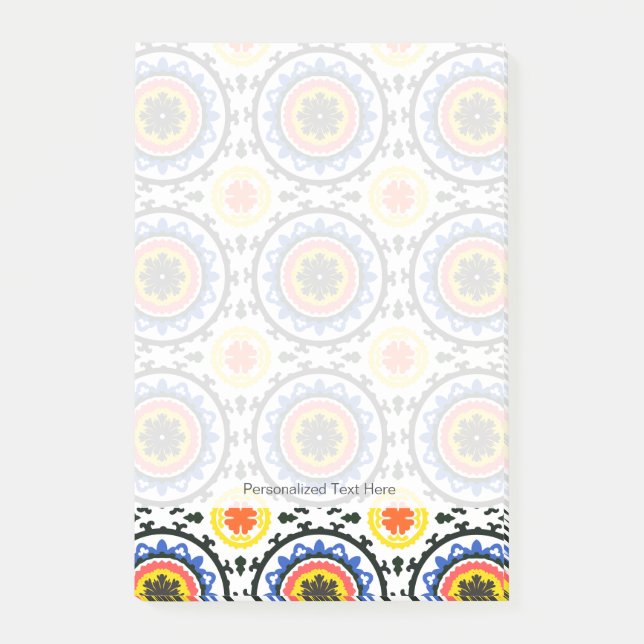 Suzani Pattern Post-it Notes (Front)