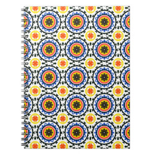 Suzani Pattern Spiral Notebook