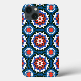 Suzani Pattern With Bold Ornament iPhone 13 Case